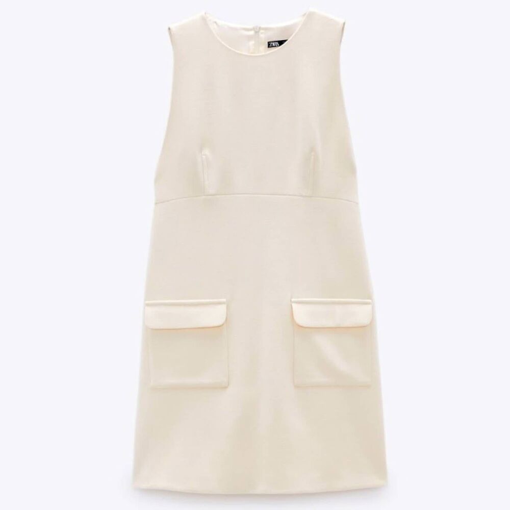 ZARA PINAFORE DRESS